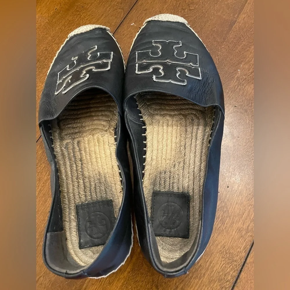Tory Burch Black Ines Espadrilles 9.5